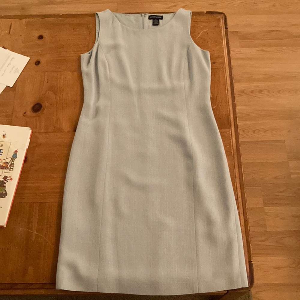 Ann Taylor Light Blue professional dress size 8